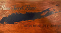 Personalized Long Island Wood Sign - Rustic Home Sweet Home Decor