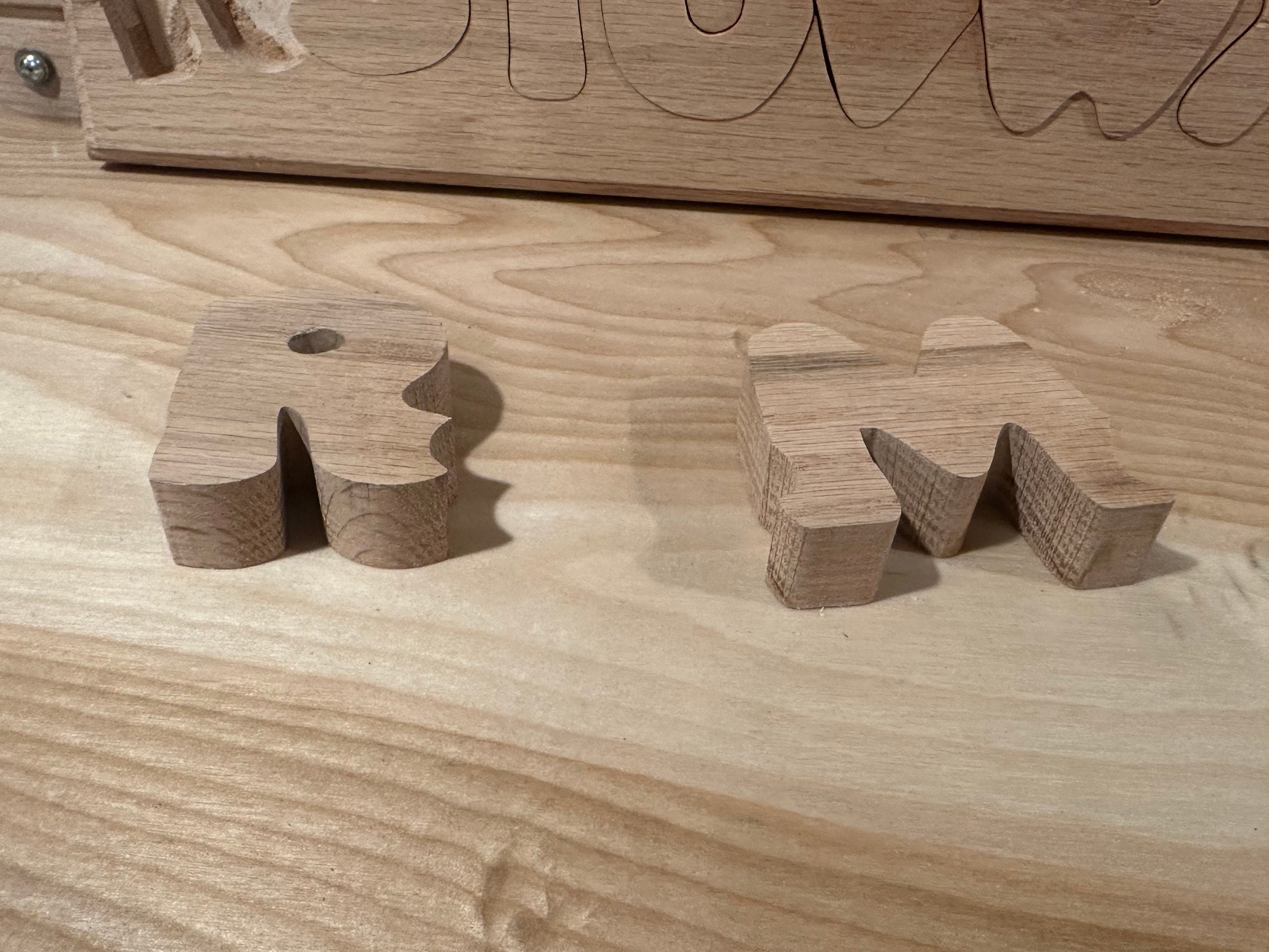Personalized Wooden Alphabet Name Puzzle | Montessori Toy, Nursery Decor