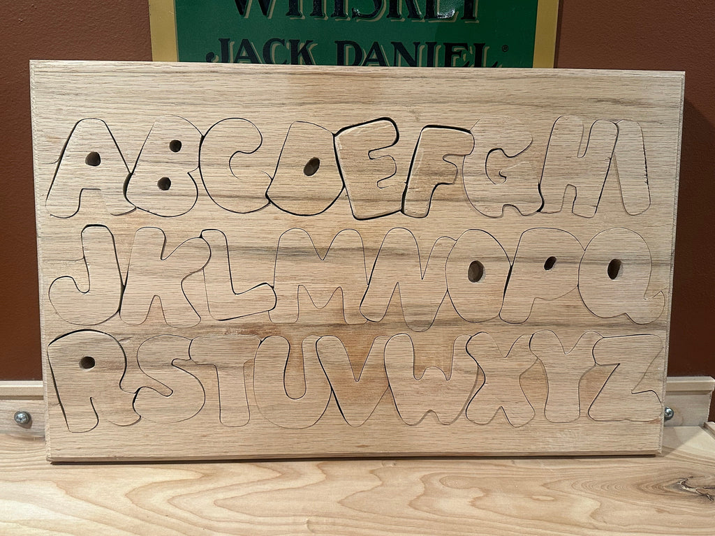 Personalized Wooden Alphabet Name Puzzle | Montessori Toy, Nursery Decor