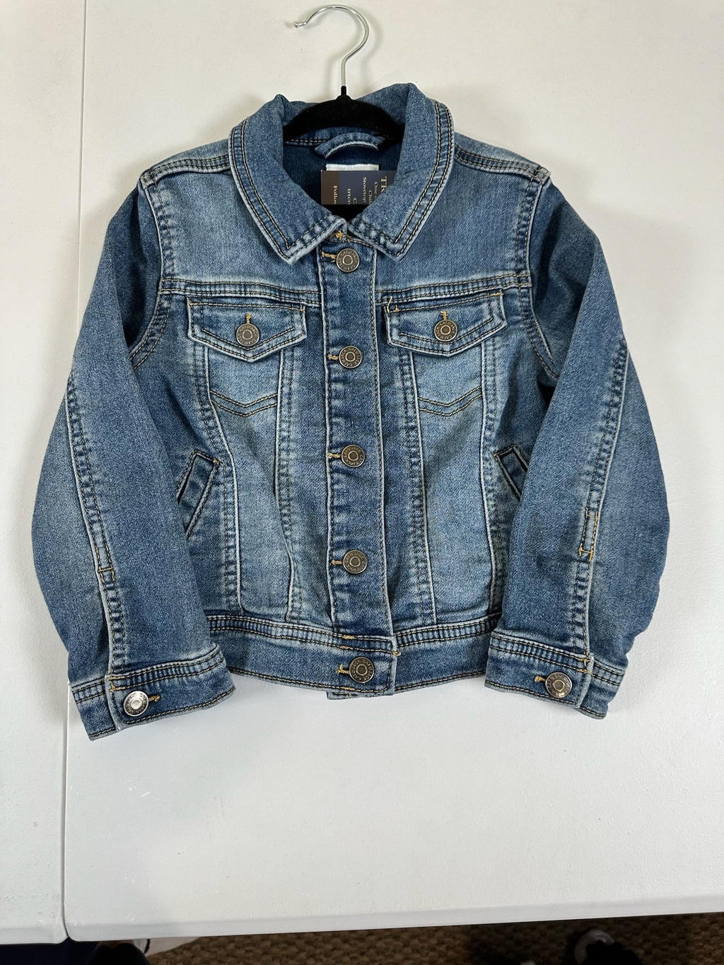 Upcycled Toddler Denim Jacket – Size 4T | All-American Baby | One of a Kind