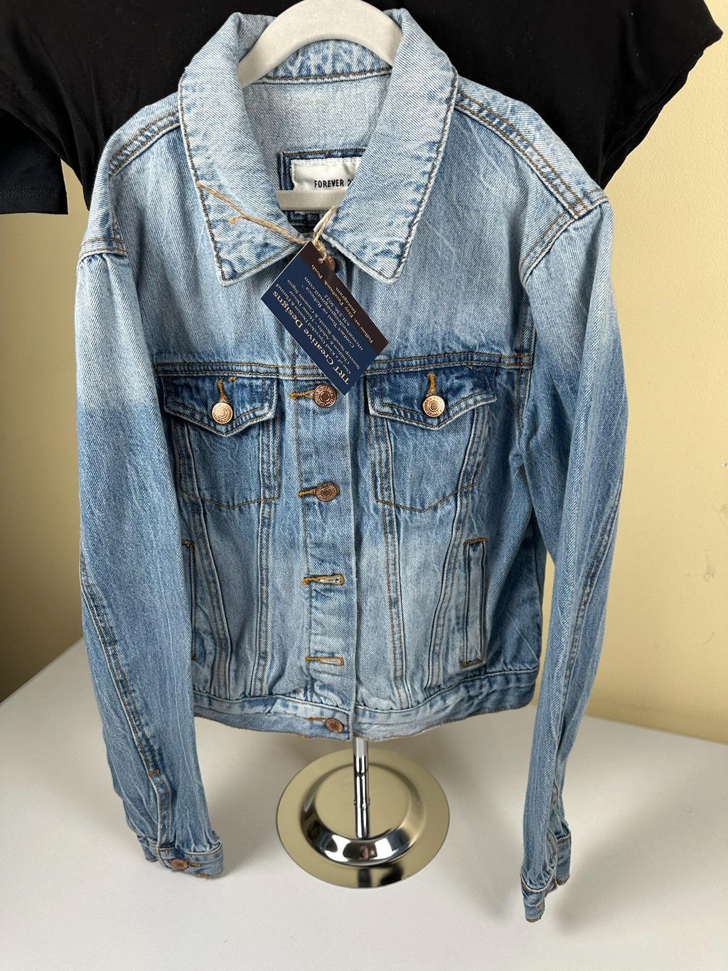 Let’s go girls Jean Jacket. Size small.