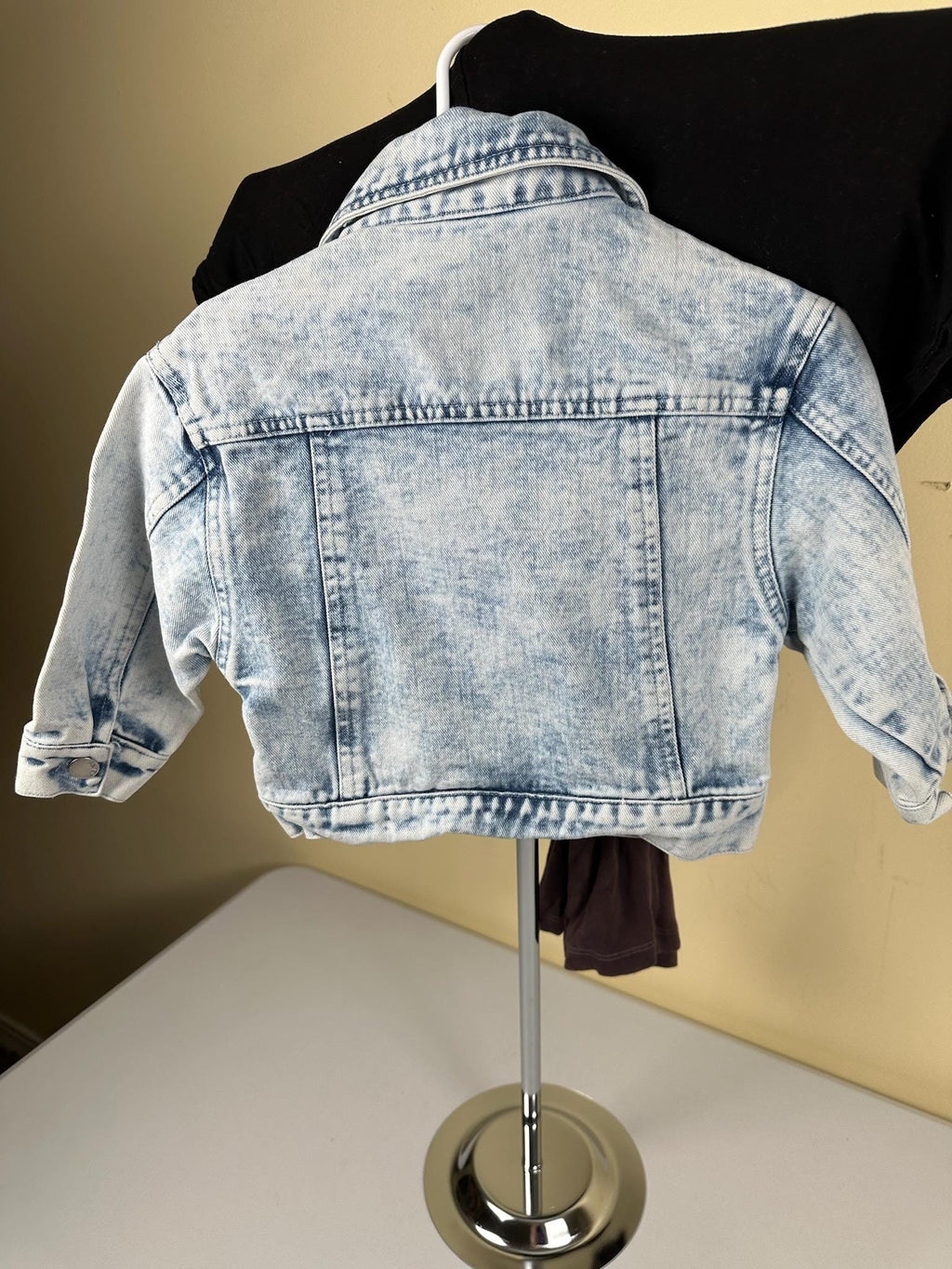 Denim jacket with Lepord print 18-24 months
