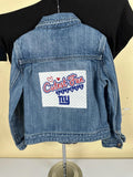 Denim jack. Cutest fan NY Giants size youth 6/7