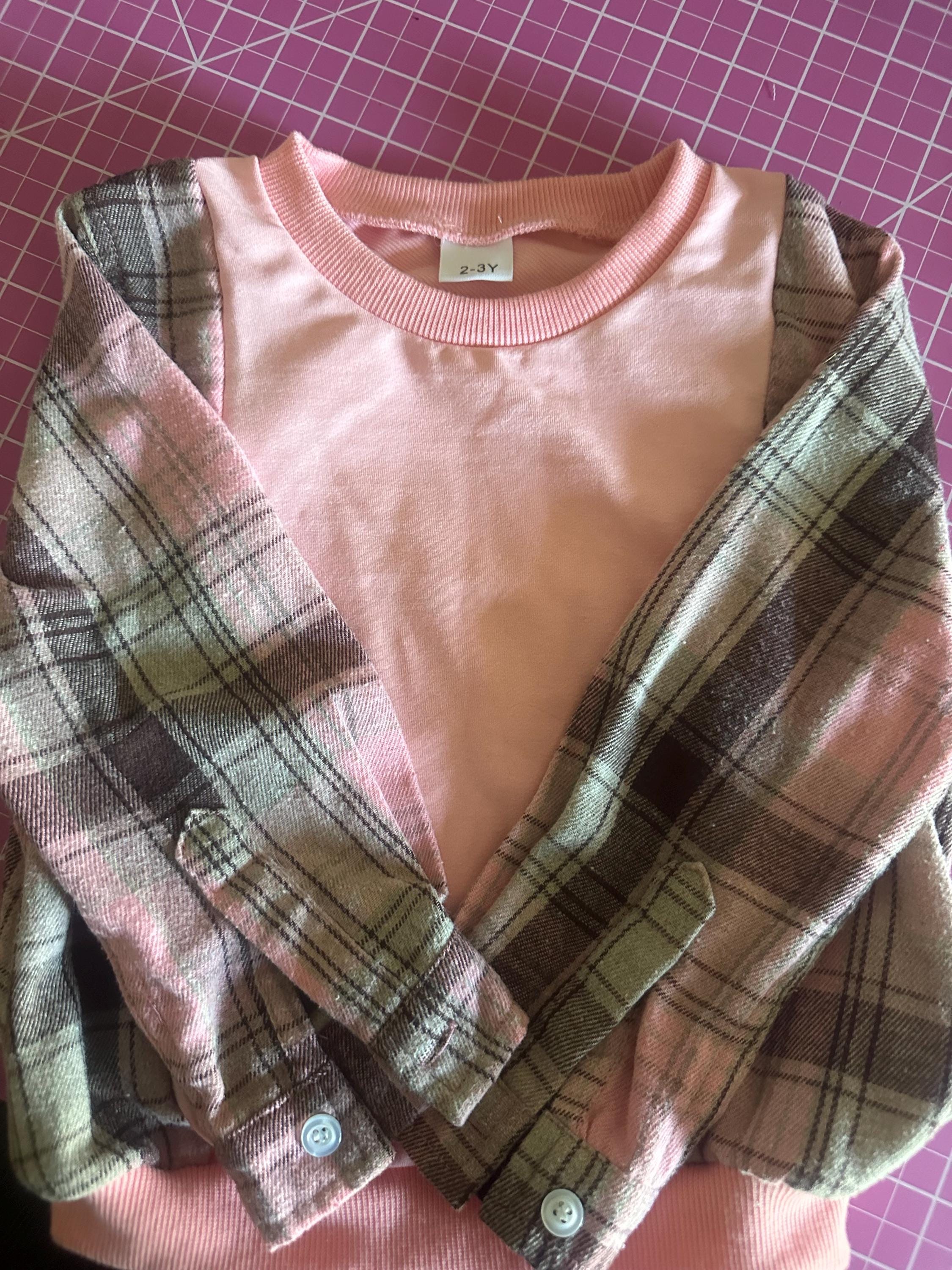 Toddler girls mash up. Sweatshirt/flannel