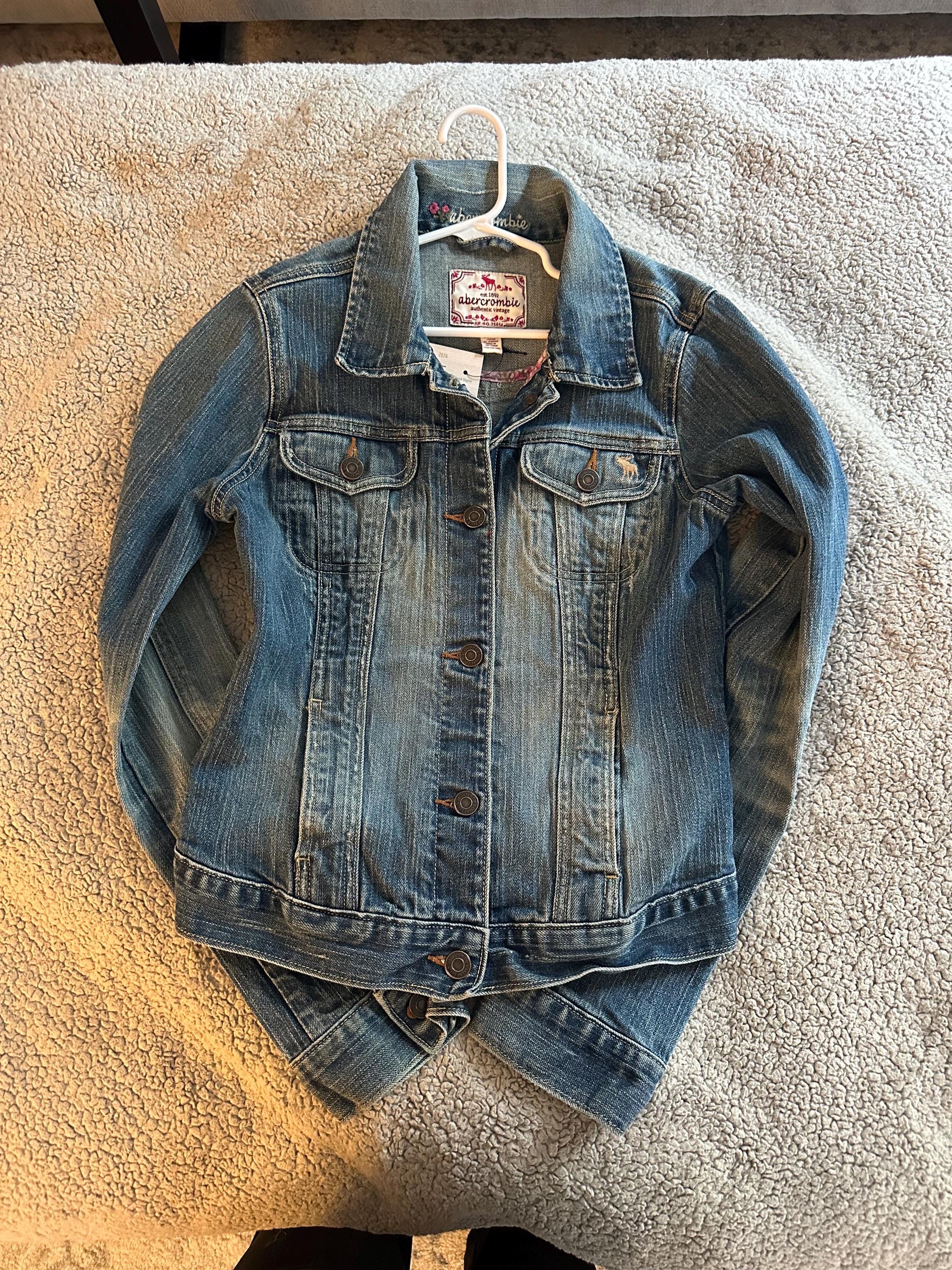 Peace love denim jacket