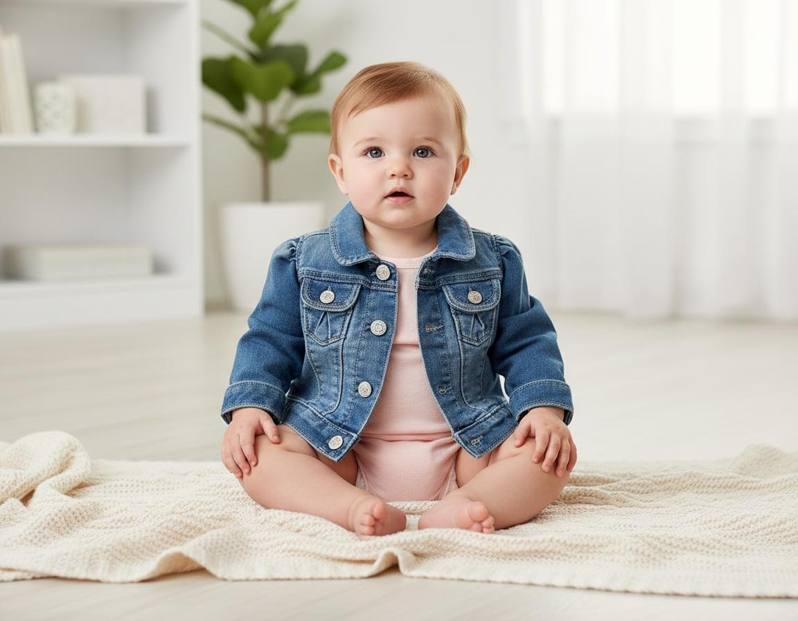 Upcycled Baby Gap Denim Jacket (0-6 Months) – Valentine Gnome Design