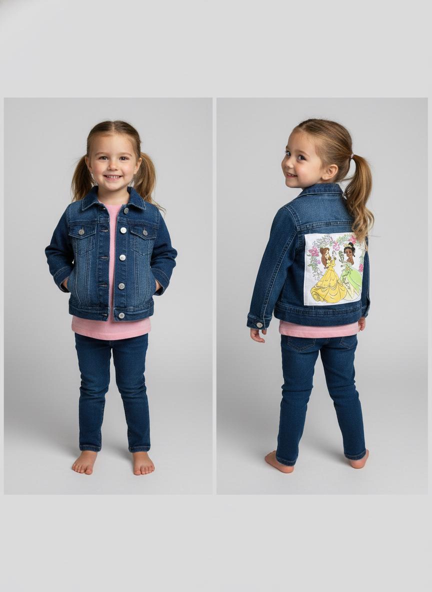 Denim jacket Disney princess