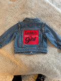 Denim jacket with daddy’s girl