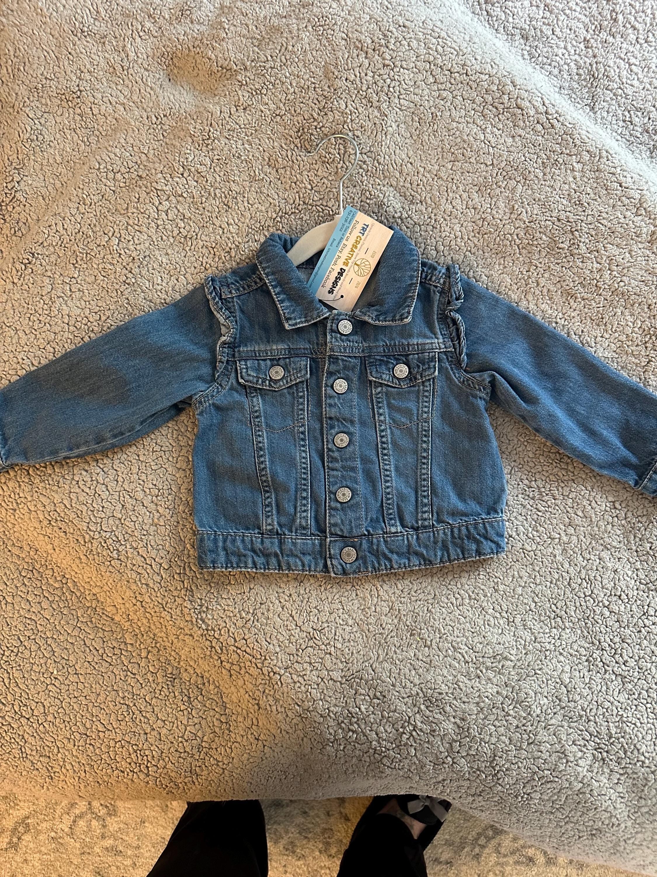 Denim jacket with daddy’s girl