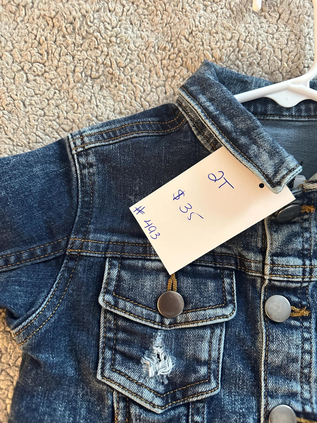 Superman denim jacket with Superman