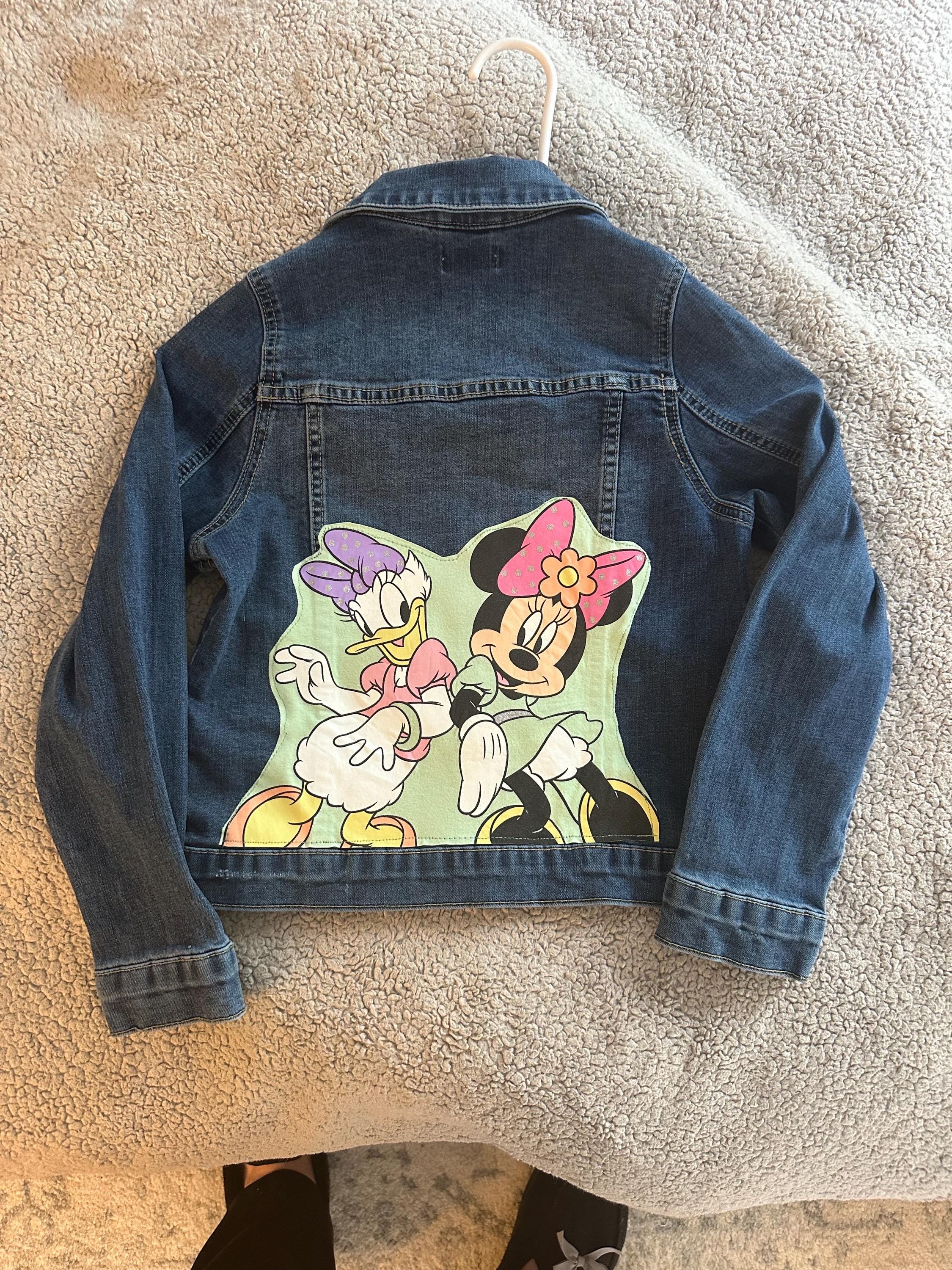 Denim jacket with Disney on the back