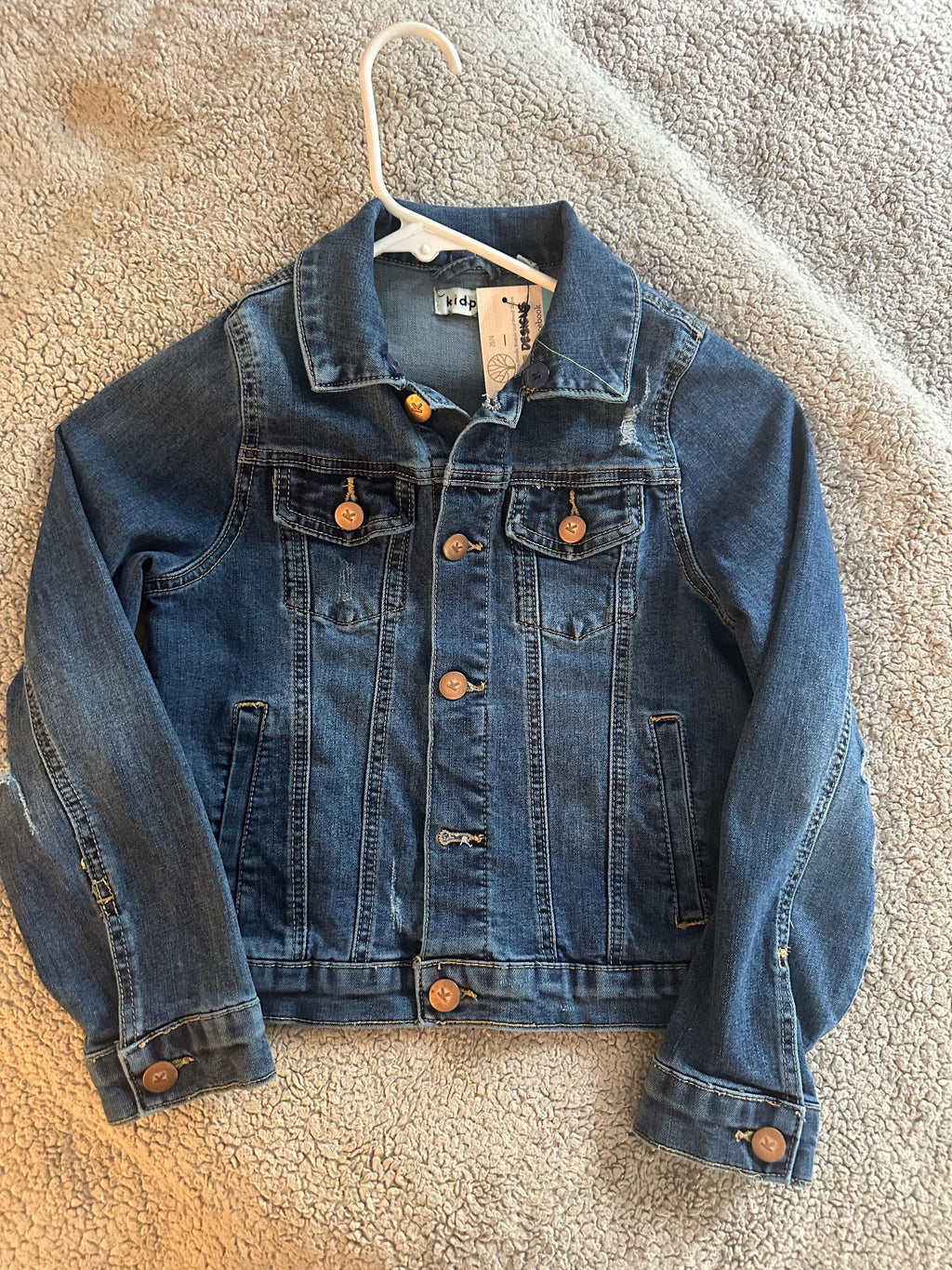 Denim jacket with Disney on the back
