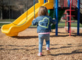 Green Heart Denim Jacket – Toddler Girl Jean Jacket | Minimalist Boutique Style Jacket – Size 4T