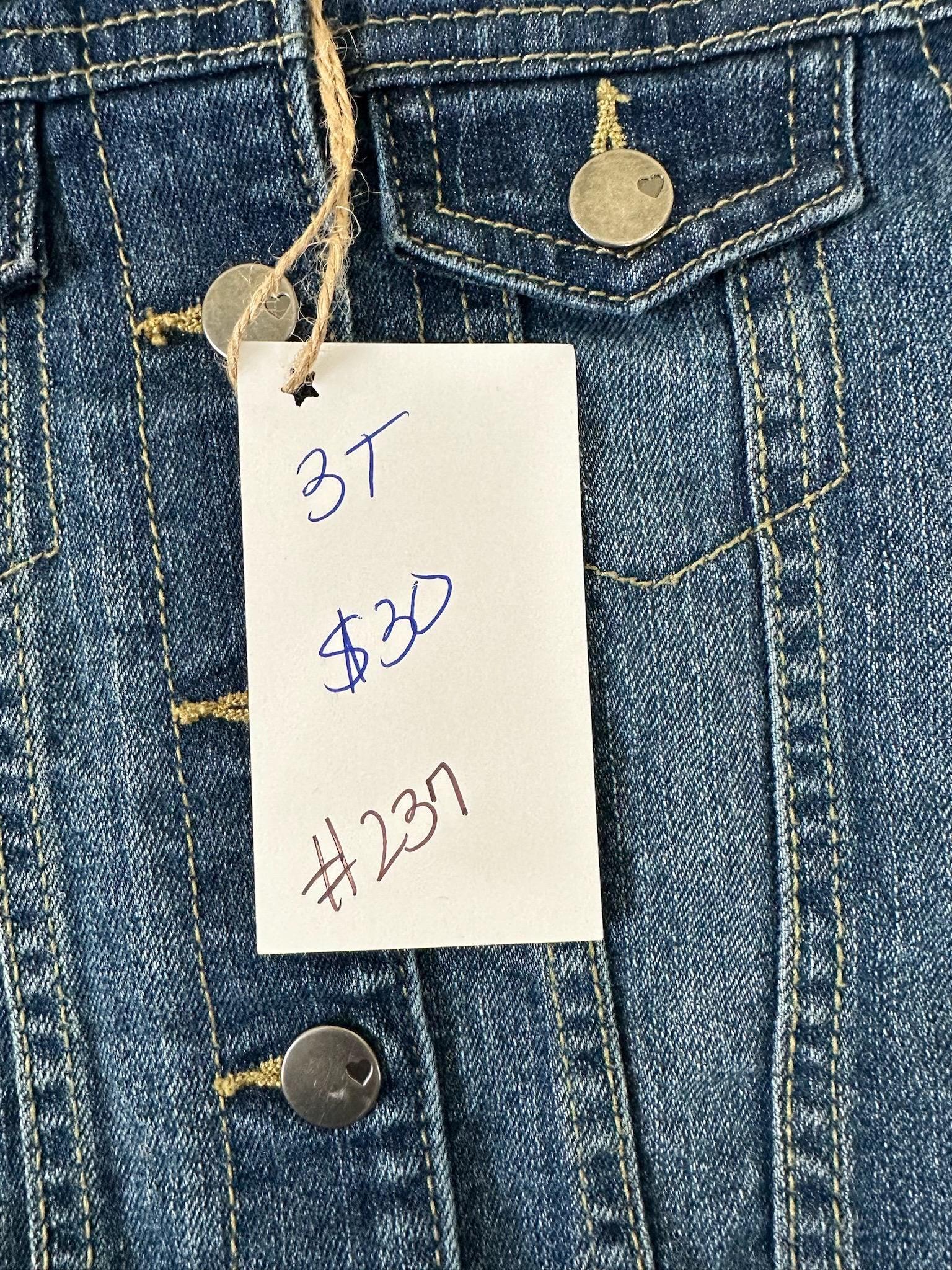 Vintage Pink Car Denim Jacket - Unique Jean Jacket with Retro Vehicle Design
