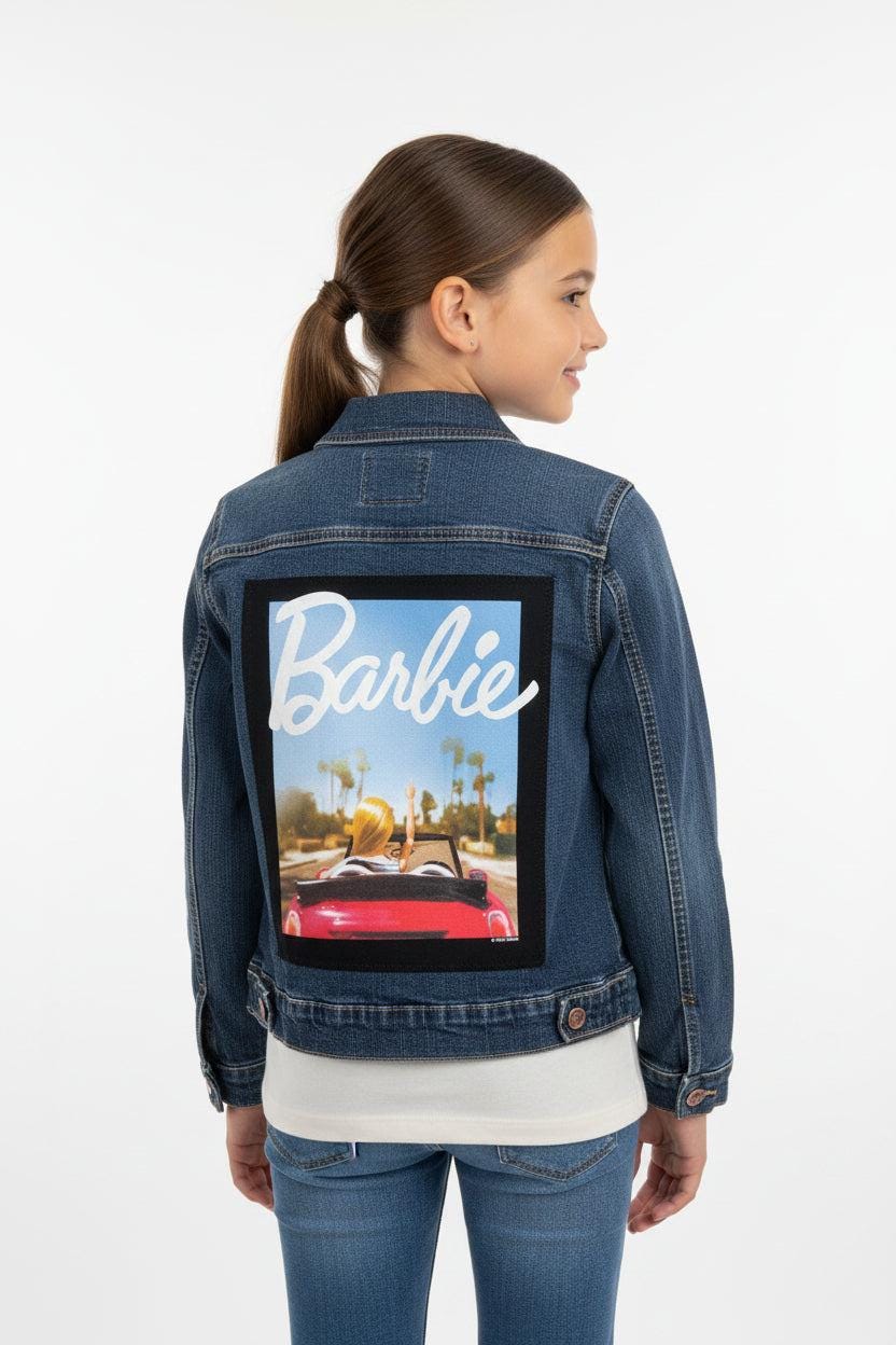 Barbie Denim Jacket | Girls Youth BCBG Jean Jacket Size 10