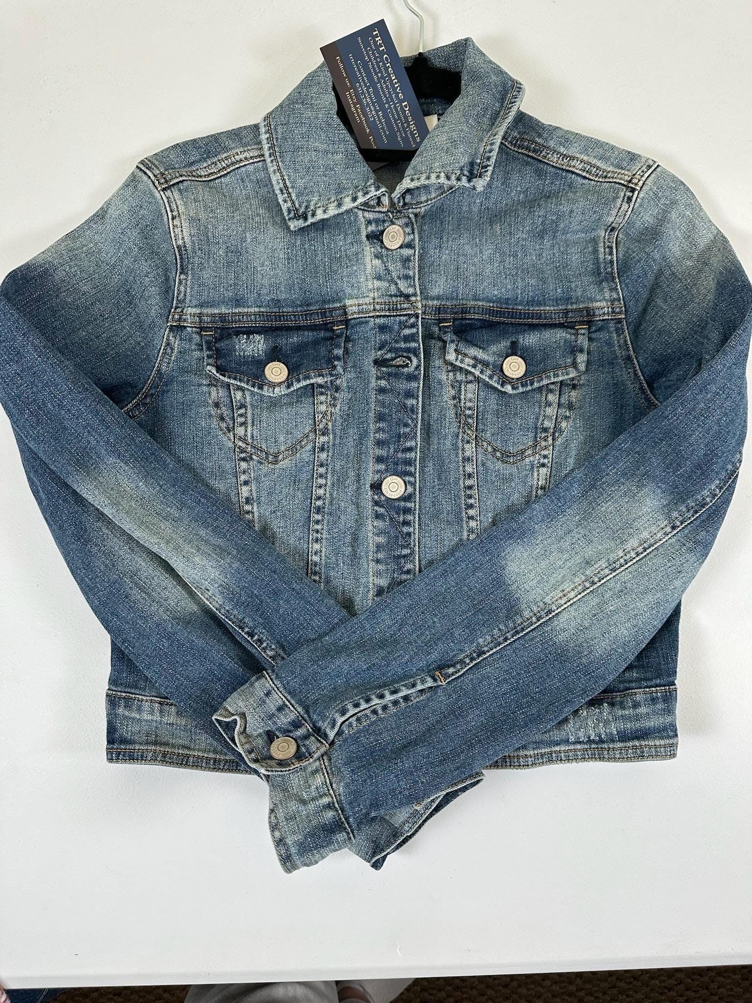Upcycled Mets Denim Jacket | Youth Baseball Fan Apparel