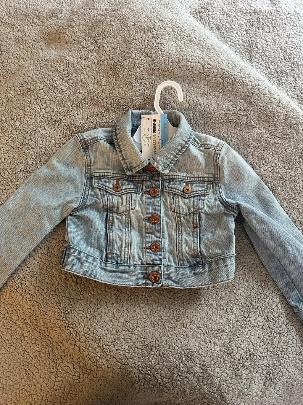 Boys Racing Denim Jacket | Size 4 Boys Jean Jacket | Upcycled Kids Jacket | Truck & Camper Jacket | Lets Race Denim Coat