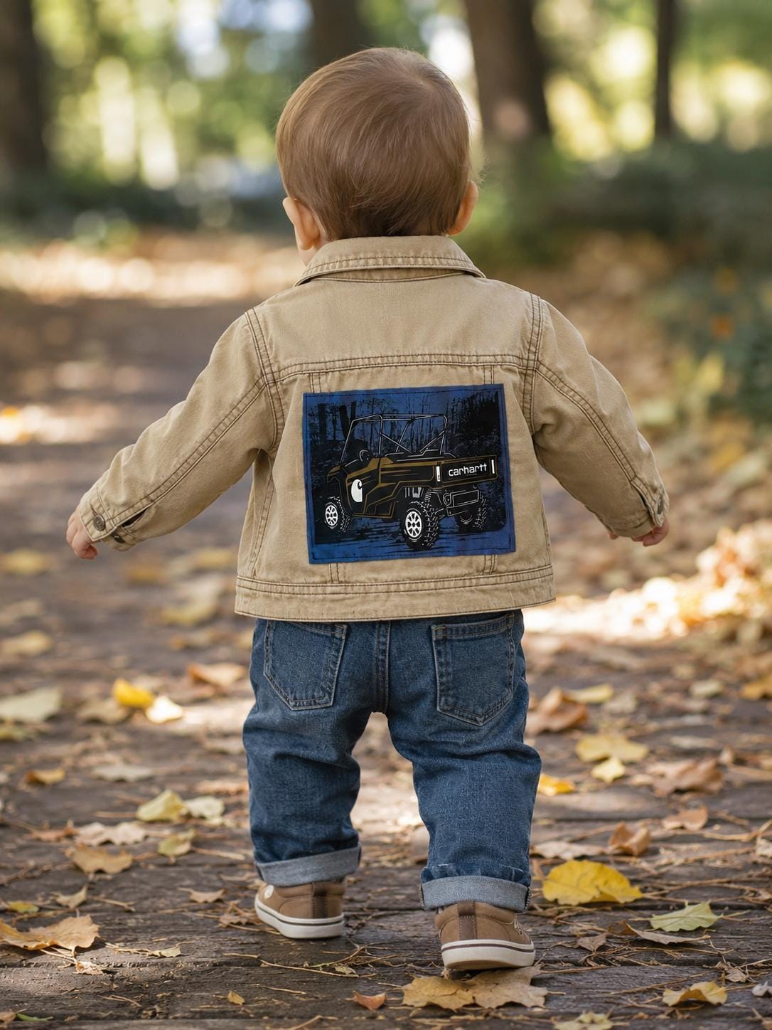 Carhartt Inspired ATV Jacket | Toddler Boys Jacket | Upcycled Kids Jacket | Adventure Toddler Coat | 12 Month Jacket | Handmade Clothing