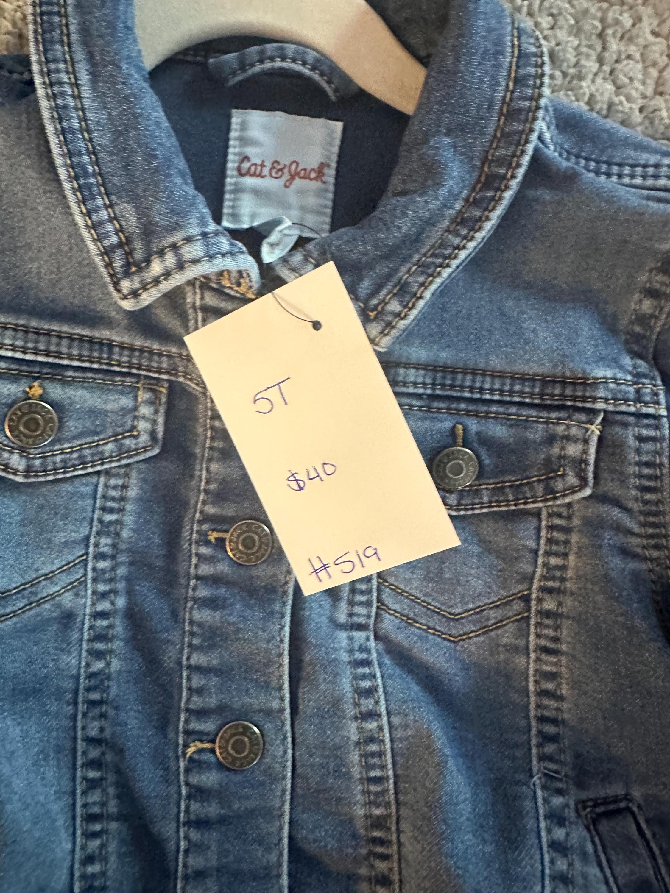 Mouse Inspired Denim Jacket | Youth Jean Jacket | Retro Cartoon Style Jacket | Upcycled Kids Jacket | Youth Small | One of a Kind