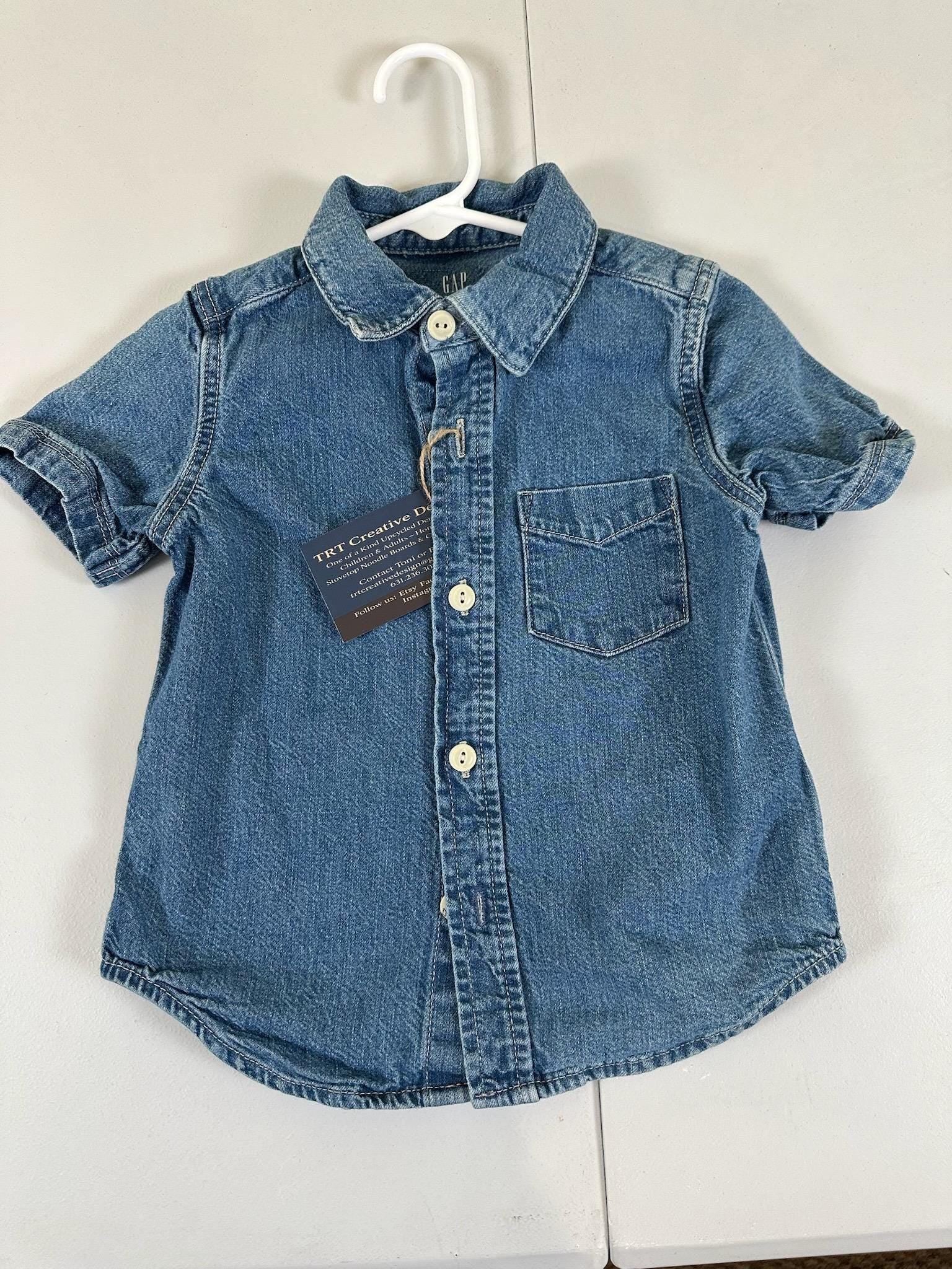 Dr. Seuss Inspired Denim Shirt – Personalized Kids Outfit