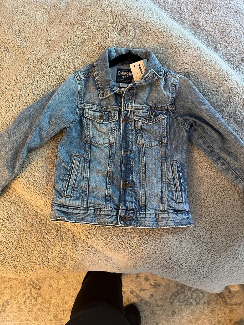 Race Car Denim Jacket | Boys Jean Jacket | Upcycled Kids Jacket | Sports Car Jacket | Youth Size 7 | Handmade Kids Clothing